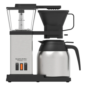 Simply Good Coffee THE BREWER - Thermal. Coffee Maker/Coffee Machine. 8 Cup Automatic Drip Pour Over Coffee Brewer. Easy To Use. Stainless Steel/Black