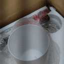 LOUSACE Bathroom Lighting Fixtures Over Mirror Brushed Nickel 6 Light Bathroom Vanity Lights with Opal White Glass Shades, Modern Vanity Wall Sconces Fixture for Bedroom Living Room