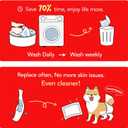 Disposable Dog Diaper Liners Booster Pads for Male & Female Dogs - 150ct | Diaper Inserts fit Most Washable Dog Wraps and Belly Bands,Long