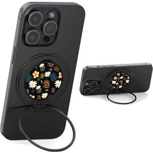 Typecase Folding Phone Stand: Foldable Phone Holder for Desk - Ultra Thin Adjustable Kickstand - Magnetic Phone Grip Home Desk Accessories Compatible with Phone Tablets (Midnight Garden) Typecase Folding Phone Stand: Foldable Phone Holder for Desk - Ultra Thin Adjustable Kickstand - Magnetic Phone Grip Home Desk Accessories Compatible with Phone Tablets (Midnight Garden)