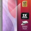 ZAGG Glass+ Screen Protector for iPhone 17 Pro - 3X Stronger, Impact & Shatter Protection, Scratch & Smudge-Resistant iPhone Tempered Glass, InvisibleShield, Easy PerfectFit Install