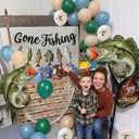 Gone Fishing Party Decorations, Bass Balloons Net Banner Kit | Perfect for Ofishally One 1st birthdays, Gone Fishing themed parties, and fisherman baby showers.
