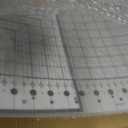 Slotted Quilting Ruler Acrylic 17.7x21.9in | XL Non-Slip Precise Quilting Template, Professional Sewing Quilt Strip Ruler for Fabric Strip