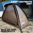 Tent & RV Camping Organizer with Zippered Flap, 9-Shelf Storage. RV Shoe Organizer, Dining Tent Organizer. Organize Any Other Camp Gear/Accessories (Patented - Licensed)