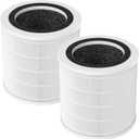 2 Pack H7126 Replacement Filter for GoveeLife H7126 Mini Air Purifier, 3-in-1 H13 True HEPA Air Filter for H7126 Air Purifier Filter for Dust, Pollen, Replace Part #H7126-RF