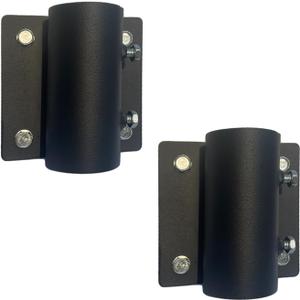 2PCS Stationary Dock Side Leg Pipe HolderHeavy Duty Dock Hardware Accessories Lake7/16" Hole for 3/8" Carriage Bolt