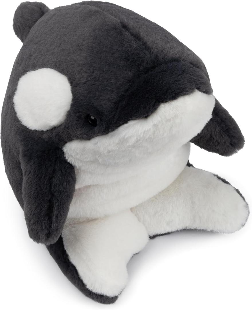 GUND Flynn Orca Whale Plush, Premium Whale Stuffed Animal for Ages 1 and Up, Black/White, 10”