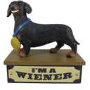 DWK Dachshund Figurine Novelty Trophy | Large Funny Trophy and Wiener Dog Gifts | Weiner Dog Birthday Decorations | Top Sales trophy Daschund Statue - 6L"