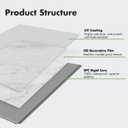 Art3d 10-Pack 24"x12" SPC Wall Panels, 20 Sq.feet Waterproof Click Lock Panels for Interior Wall Decor, Rigid Core Wall Panel for Bathroom, Kitchen, Living Room, Pure Marble White