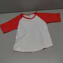 CREATOR Toddler Baby Girls Boys 3/4 Sleeve Shirts Raglan Shirt Baseball Tee Cotton T-Shirt, 5 Years Old