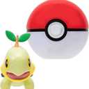 Pokemon Clip'n'Go Pokeball - Chelast & Official Pokeball, Detailed 5 cm Figure