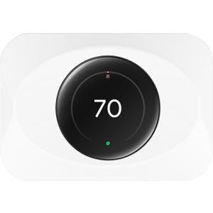 Nest Thermostat Wall Plate Cover Replacement Compatible with Google Nest Learning Thermostat (4th Gen), Practical Nest Learning Thermostat 4 Trim Kit, Snap fit Design (White, 1 Pack)