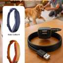 Replacement Charging Adapter with Cable Compatible with Halo Collar 4 5 Dog Fence, USB