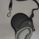 Fida Upgraded Retractable Dog Leash 30ft, Heavy Duty Pet Walking Leash for Medium/Large Breed up to 110 lbs, 360° Tangle-Free Long Retract Dog Lead, Soft Grip, One-Hand Brake, Black