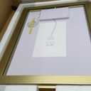 LED Bathroom Mirror, 20x28 Inch Frontlit & Backlit Gold Framed Lighted Mirror,Wall Mouted Vanity with Lights,Double Lights Strips,Anti Fog Stepless Dimmable White/Warm/Natural (Gold -3 Color)