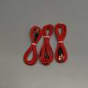 (3 Pack) Long iPhone Charger 6Ft for [Apple MFi Certified], CyvenSmart 6 Foot USB A to Lightning Cable Fast Charging Cord 6 Feet for iPhone 14/13/12/11/XS/XR/X/8/7/6/5/SE Plus Pro Max Mini -Red