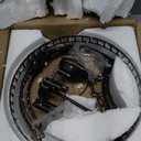 Farmhouse Crystal Ceiling Hanging Chandelier,16inch Black Rustic Vintage Pendant Light Fixture for Living Room Bedroom Dining Room Dining Foyer Kitchen Entry 5-Light