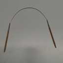 Mdoker Bamboo Circular Knitting Needle Size 6 16 Inch Circular Knitting Needles for Handmade Knitting DIY and Any Weaven Yarn Projects (US Size 6, 4mm)