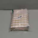 Cute Gingham Picnic Blanket, Waterproof Foldable, Portable Compact Beach Blanket, Oversized XL Outdoor Mat (Tan, X-Large)