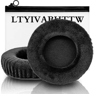 Replacement Ear Pads Compatible with HD668B, SR850s, HARX700 HARX900, K240, ATH-AD1000X, HD7, Fidelio X2 HR Headphone (Velvet Black)