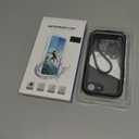 Cozycase TOP Military Protective IP68 Waterproof Case for iPhone 16e/iPhone 17e Heavy Duty 360 Shockproof Full Body with Screen Camera Protector Double Dustproof Hard Tough Front Back Cover Black