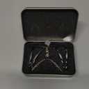 Secbolt Stainless Steel Bands Compatible with Apple Watch Band 38mm 40mm 41mm 42mm 44mm 45mm 46mm 49mm iWatch Series 11/10/9/Ultra/SE/8/7/6/5/4/3/2/1, Dressy Metal Bangle Bracelet Women (Silver)