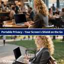 Magnetic Privacy Screen for 14 Inch MacBook Pro (2021-2025, M1, M2, M3, M4, M5, Pro, Max), Removable Matte Laptop Privacy Screen Anti Glare Blue Light Filter, Anti-Spy for Mac 14.2'' Computer