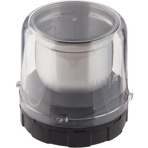 Ninja Foodi Coffee & Spice Grinder, Compatible only with Ninja SS100, SS350, and SS400 series blenders, Compact, Pulverize Through Tough Spices, 12-Tbsp Capacity, Stainless Steel & Black, XSKGRINDER