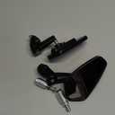 MICTUNING Motorcycle Mirrors - 7/8" (22mm) Bar End Rear View Mirrors Compatible with Most Honda Grom, Yamaha, Kawasaki, Ducati, Suzuki and More (Black)