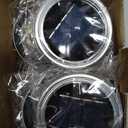 VOOKRY 6 Pack Solar Mason Jar Lights, 30 LED Mason Jar Lids Waterproof Firefly Fairy String Lights with 6 Hangers(No Jars), for Outdoor Patio Garden Yard Lawn Party Wedding Decoration - Multicolor