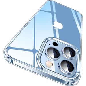 CASEKOO for iPhone 13 Pro Max Case Crystal Clear, [Never Yellow Technology] [Military-Grade Protection] Transparent Slim Cover Women Men for iPhone 13 ProMax Phone Case 6.7 inch, Clear