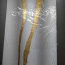 VAYIMDH Canvas Abstract Art White Large Wall Decorations for Living Room Gold Foil Abstract Wall Hanging Oil Painting for Office 29"x 58" Home Decor