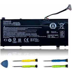 AC14A8L Battery Replacement for ACER Aspire V15 Nitro VN7-571 VN7-571G VN7-591 VN7-591G VN7-572G V17 Nitro VN7-791G Series Laptop 3ICP7/61/80 11.4V 52.5Wh 4605mAh