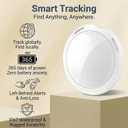 2 Pack GPS Tracker for Vehicles Works with Apple Find My(iOS Only) Mini Real-Time Hidden Car Locator Air Tracker Tag Undetectable Tracking Device for Car Global Coverage No Monthly Fee or SIM Required