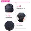 BERON Mens Blonde Wig Layered Curly Blonde Male Wig for Halloween Cosplay Synthetic Wig (New Blonde)