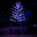 LED Tree Ball Light 6ft 208L Multi-Color Artificial Light Decoration for Bedroom Indoor Outdoor Home Festival Party Wedding Christmas