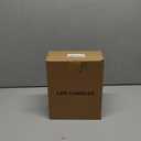 Golden Reindeer Christmas Candles with 6H Timer, Real Wax LED Candles Flameless Flickering, Battery Operated Candle Pillar for Home Dcor Christmas Decorations Gifts, 3x4/5/6 inches