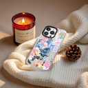 for iPhone 12 & iPhone 12 Pro Case, Romantic Coastal Collage, Romantic Soft Slim TPU Compatible with MagSafe, Military-Grade Drop Protection & Camera Protection for Women Girls Ocean