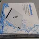 Voolan Rain Shower Head - High Flow Large Rainfall Shower Heads Made of Stainless Steel - Waterfall Bathroom Square Showerhead - Ceiling or Wall Mount (12" Brushed Nickel)