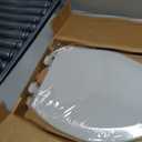 Bemis 1500EC Durable Wood Toilet Seat with Easy Clean Hinges, Made in USA, Elongated, Ice Grey