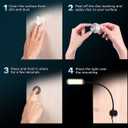 FAJ Sewing Machine Light, Magnetic, Flexible 60 LED Work Lights, Bandsaw Accessories, Scroll Saw with Extra Long Gooseneck - Mount Anywhere Discs (2) Included