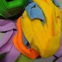 Dog Snuffle Ball-Interactive Puzzle Dog Toys Encourage Natural Foraging Skills Slow Feeder for Training and Stress Relief, Cloth Strip Hiding Food Chew Toys with Squeaky Carrot Toy for Any Size (Green)