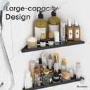 2-Pack Modern Stainless Steel Shower Caddy, 2-Shelf Corner Shelf, No Drill Shower Organizer