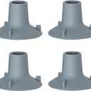 Replacement Feet for Shower Chair Bath Seat, Shower stools and Transfer Bench (TPR Suction Cup,Inner Diameter 1",Bottom 3.6"),Please Measure If Your Chair is Suitable