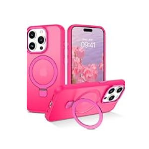 DUEDUE for iPhone XR Case Magnetic with Ring Stand[Compatible with Magsafe], Full Body Protective Cover Slim Shockproof Kickstand Phone Case for Apple iPhone XR 6.1", Deep Purple