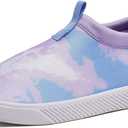 Lands' End Kids Water Shoes, Boys and Girls Water Shoes for Kids, Quick Dry Slip On Aqua Swim Shoes for Kids Pool or Beach, Purple Tie Dye or Navy Blue, Size 1 Little Kid to 7 Big Kid Youth