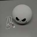 Disney Jack Skellington Squishy Light - Color-Changing Night Light for Kids & Adults, USB/Battery Operated Dimmable Lamp, Halloween & Christmas, Perfect for Bedroom, Playroom, Living Room (82503)