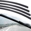 BFXM 4Pcs Wiper Blade Refill, 28 inch DIY Adjustable Universal Replacement Wiper Blade Refill Replacement for Front and Rear Windshield Wiper Baldes Rubber Strip for Car, Truck, SUV