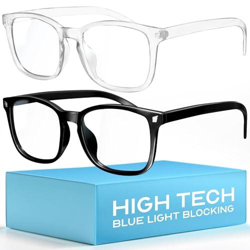 livho High Tech Blue Light Glasses - Advanced 99% Blue Light Blocking Computer Glasses - Anti Eyestrain & UV Glare Protection