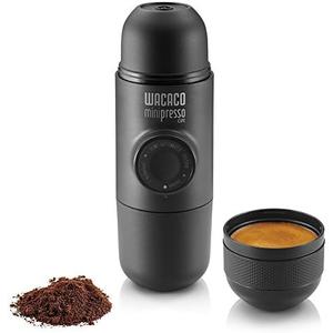 WACACO Minipresso GR, Portable Espresso Machine, Compatible Ground Coffee, Hand Coffee Make, Travel Gadgets, Manually Operated, Perfect for Camping